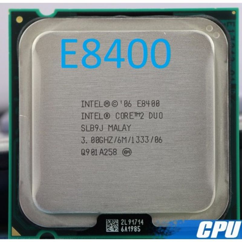 CPU E8400 intel chính hãng (hàng tháo máy hoạt động tốt)