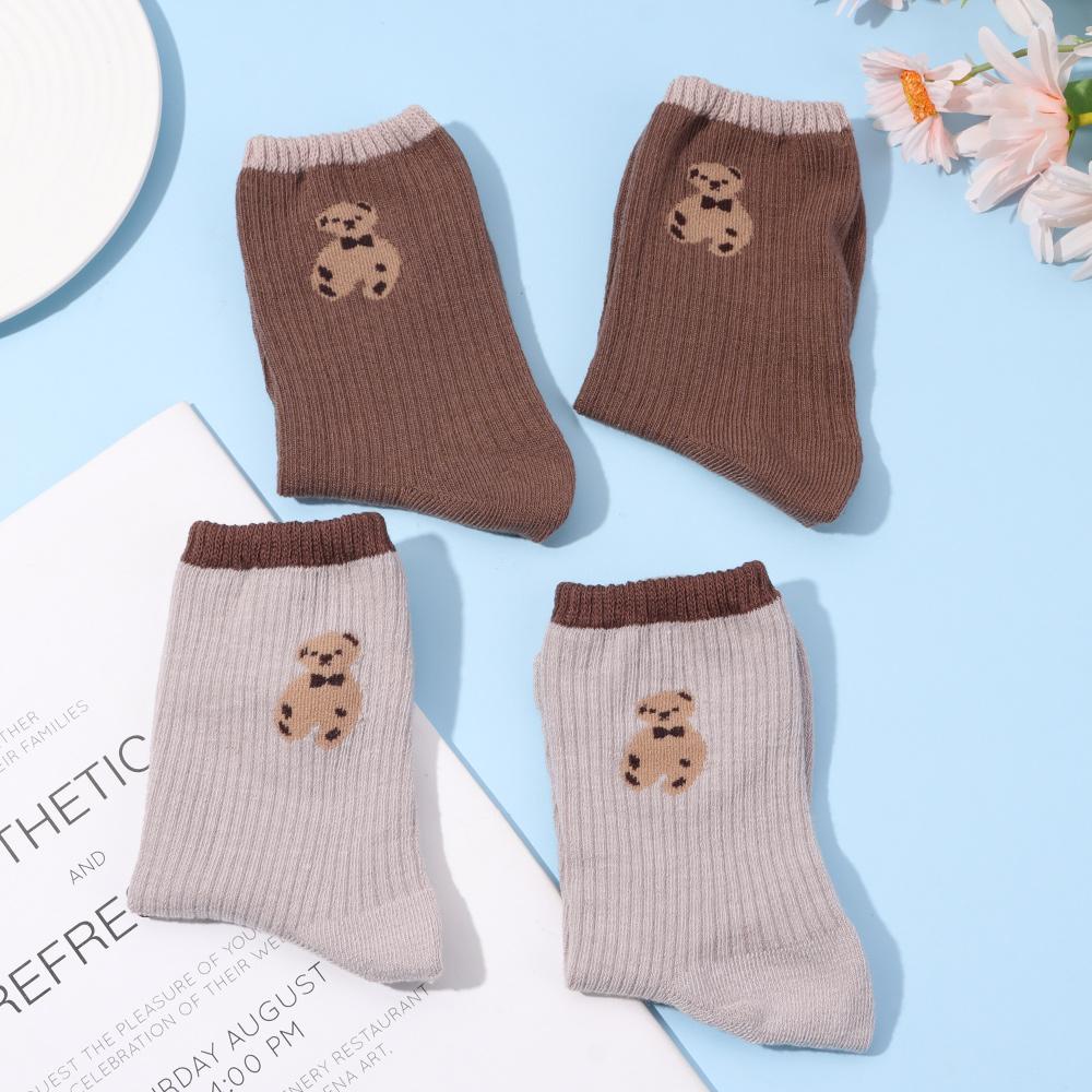 Vớ Cotton Thoáng Khí Thêu Họa Tiết Hoạt Hình Dễ Thương Thời Trang Cho Bé Trai