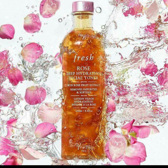 Nước hoa hồng Fresh rose deep hydration facial toner