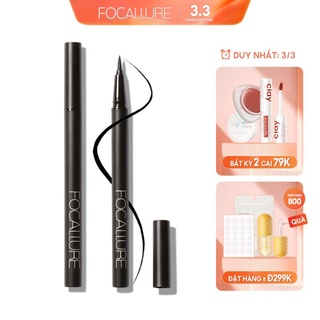 Bút kẻ mắt FOCALLURE dạng lỏng chống nước bền màu lâu trôi 20g