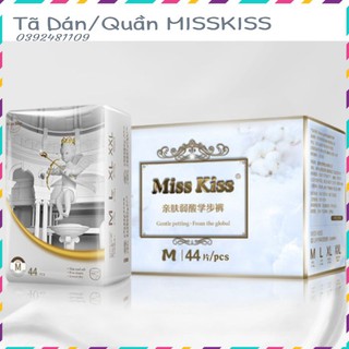 Tã Bỉm MISSKISS xuất Châu Âu đủ size Quần M44/L42/XL40/XXL36 Dán S58/M52/L48/XL42