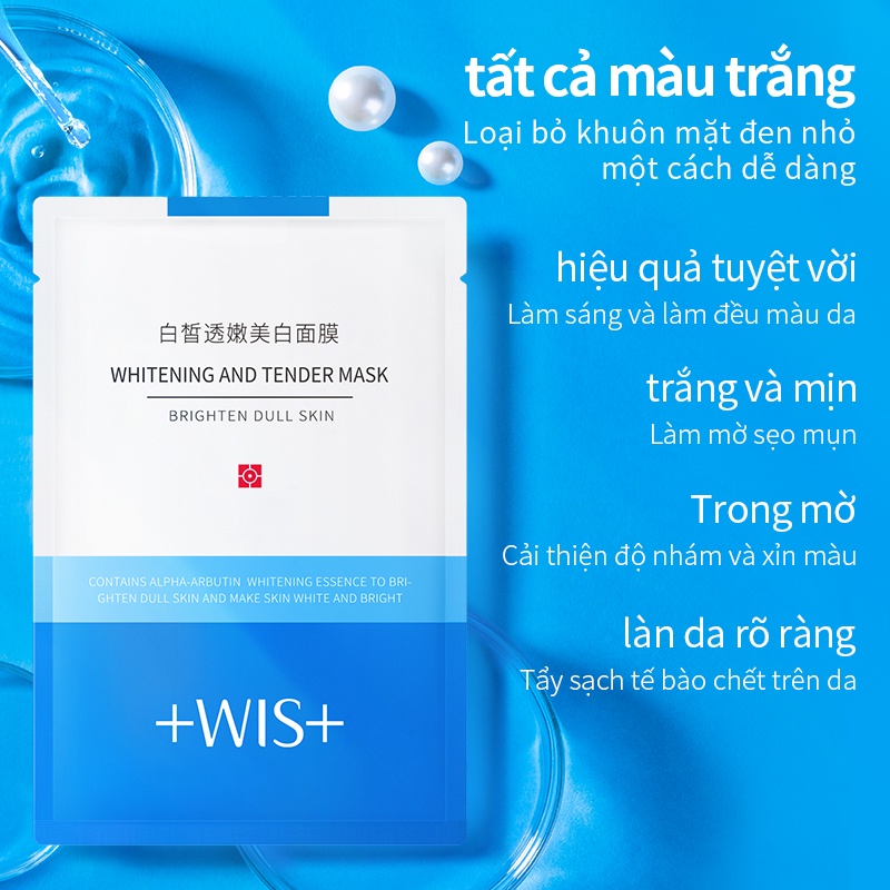 10 Mặt nạ làm trắng WIS làm dưỡng ẩm giảm thâm chăm sóc da mặt hiệu quả thích hợp cho mọi loại da