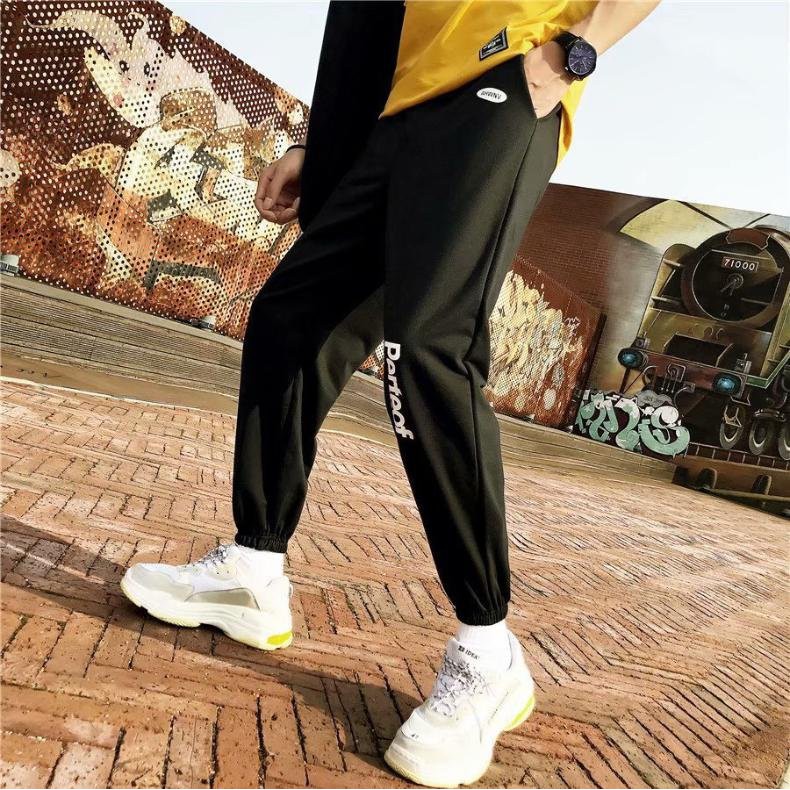 Quần jogger nỉ bông màu đen Perfect phong cách Ullzang thời trang học đường | BigBuy360 - bigbuy360.vn