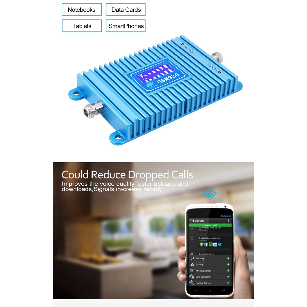 Bộ khuếch đại màn hình hiển thị LCD GSM 900 3G GSM 2g