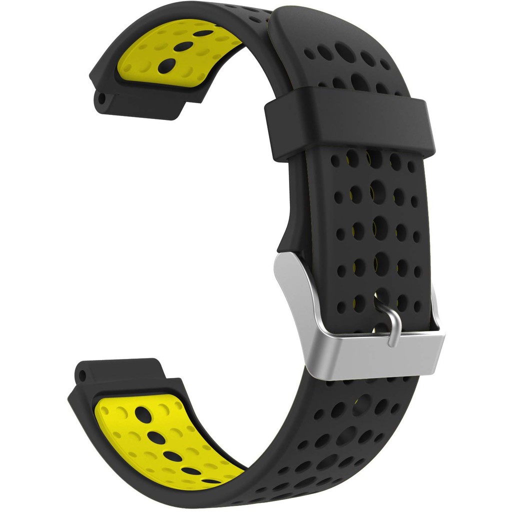 Dây Đeo Silicon Mềm Thoáng Khí Nhẹ Dành Cho Đồng Hồ Thông Minh Garmin Forerunner 235/ 220/ 230/ 620/ 630