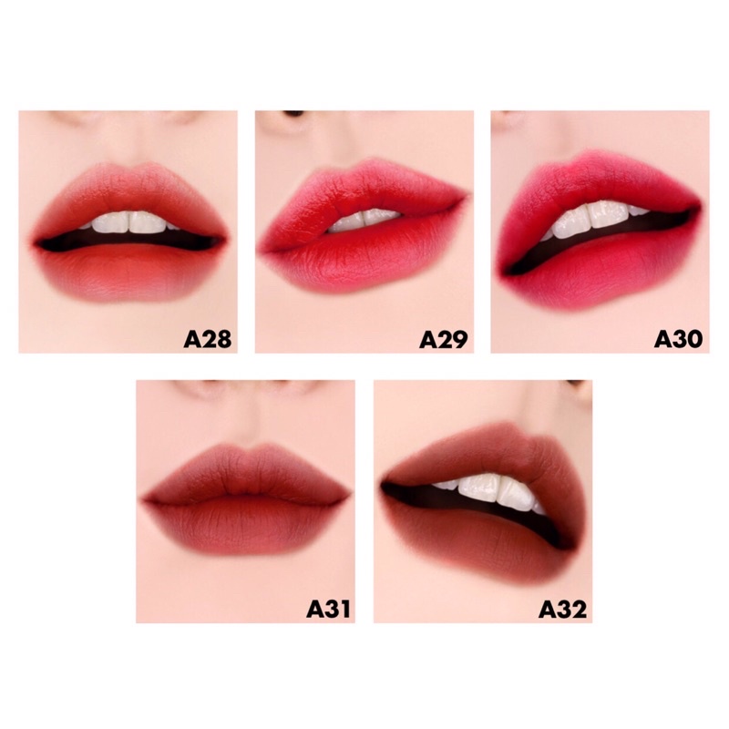 Son kem lì Black Rouge Air Fit Velvet Tint Full Version