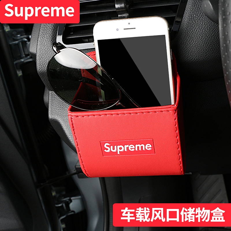 Túi Đựng Điện Thoại Treo Lỗ Thông Gió Xe Hơi In Họa Tiết Hoạt Hình Phong Cách Đường Phố