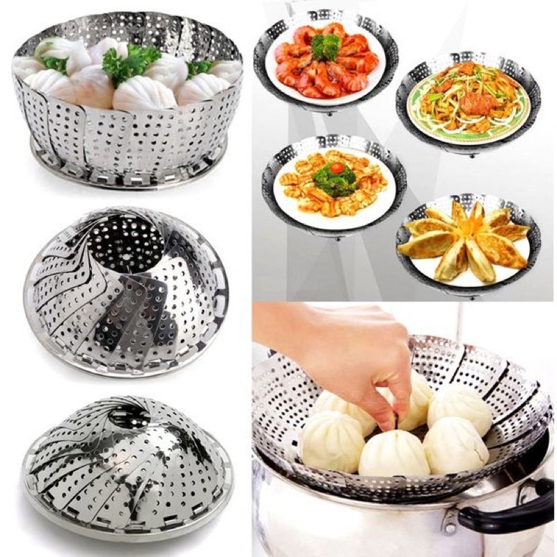 Vỉ Hấp Inox Đa Năng dùng hấp thức ăn, xôi