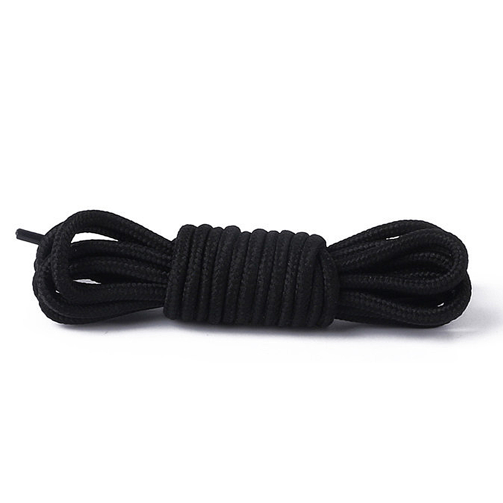 1pair Polyester Solid Shoelace Classic Round Shoelaces Casual Boots Lace | BigBuy360 - bigbuy360.vn