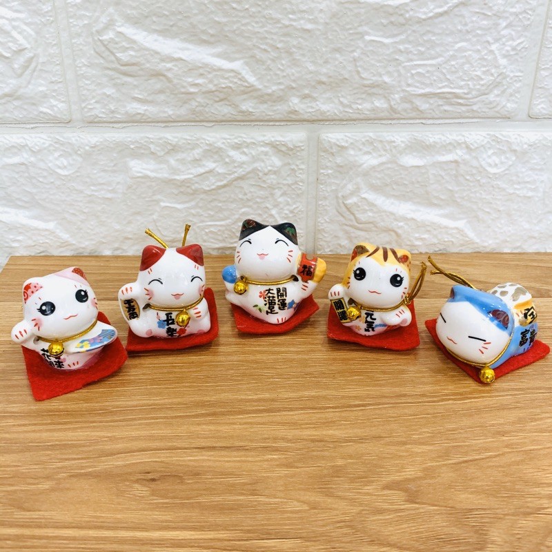 Bộ 5 mèo thần tài may mắn phát lộc phát tài | BigBuy360 - bigbuy360.vn