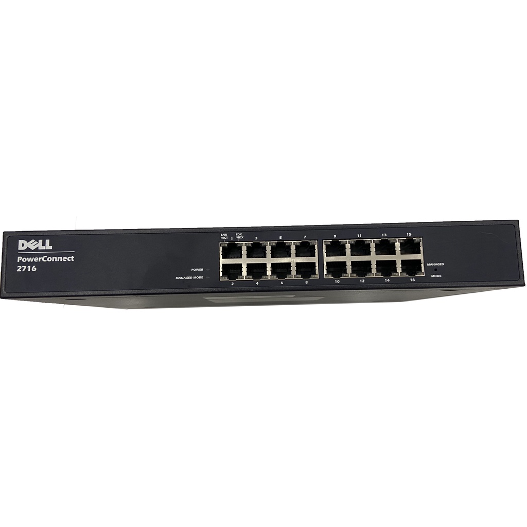 Bộ chia mạng Dell PowerConnect 2716 Managed 16 ports lan 1G