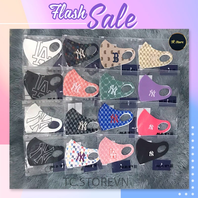 Khẩu Trang NY Cotton ⚡️ Siêu Đẹp ⚡️ Chất Liệu Mềm Mại Thoáng Khi