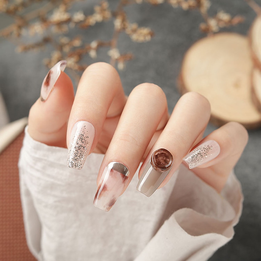 Khuôn Silicone Tự Trang Trí Móng Tay Kiểu Retro