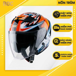 Mũ bảo hiểm 3/4 Roc R2 tem basani size M L XL XXL chính hãng