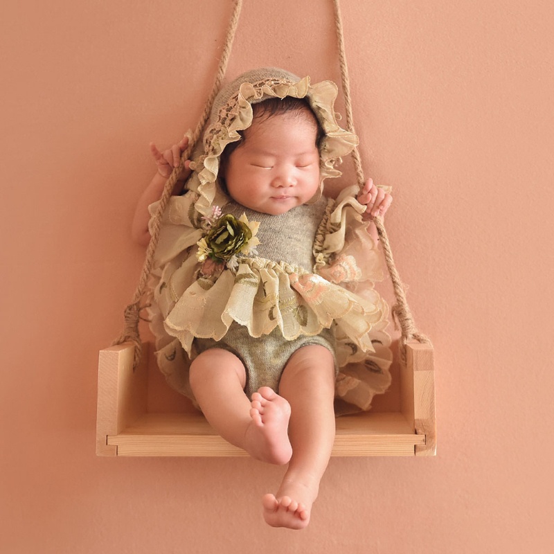 Ghế Xích Đu Chụp Ảnh Nghệ Thuật Cho Bé Sơ Sinh