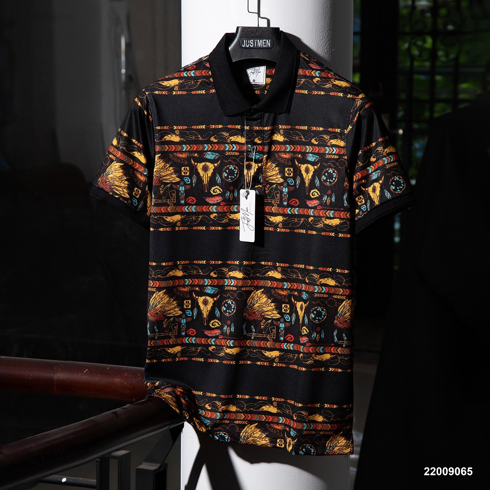 Áo Thun Polo Thổ Cẩm Just Men SS22.5