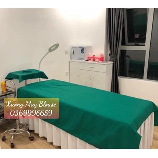 Săng trải giường phẫu thuật - Ga trải giường phẫu thuật màu xanh lá cho bệnh viện, thẩm mỹ viện, spa