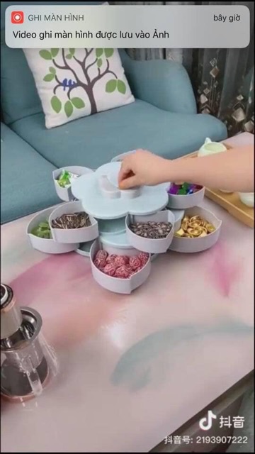 Khay mứt xoay 2 tầng lúa mạch