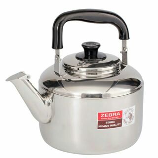 Ấm inox 304 đun nước Zebra Thái Lan 5.5L dòng century cao cấp, có còi reo, dùng được trên bếp từ