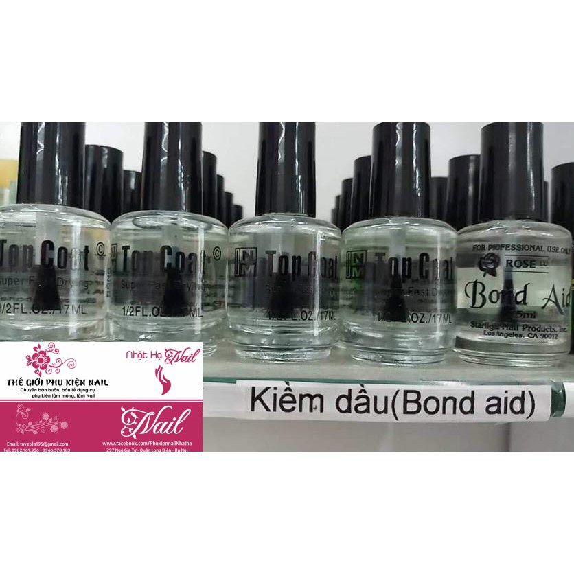 Kiềm Dầu Dưỡng Móng (Bond Aid) - Lẻ 15ml