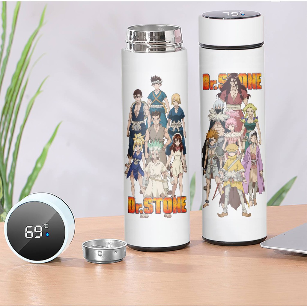 Bình Giữ Nhiệt DR. STONE Lõi INOX (có đèn báo nhiệt độ)