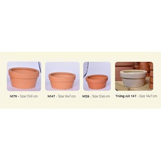 Dĩa Lót Chậu Đất Nung Nhiều Cỡ