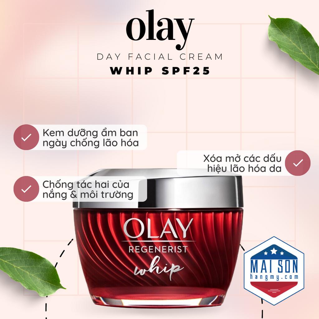 KEM DƯỠNG ẨM MẶT OLAY CHỐNG LÃO HÓA REGENERIST  - Hàng Nhập USA Chính Hãng
