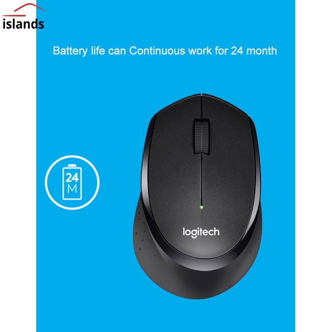 Chuột không dây Logitech M330 2.4GHz Hỗ trợ USB 1000DPI