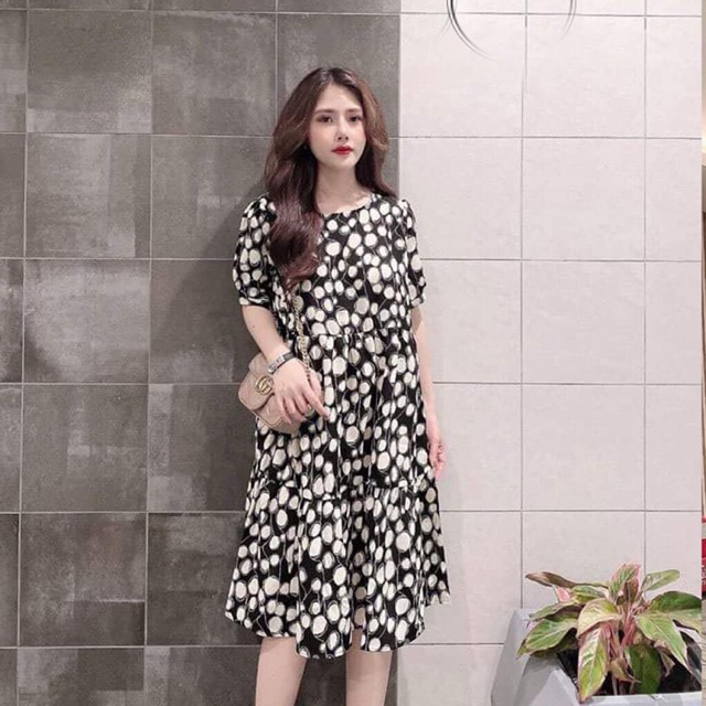 Váy bầu lụa hàn