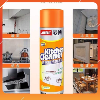 Bình xịt bếp kitchen clear vàng cam tẩy sạch bong vết bẩn.