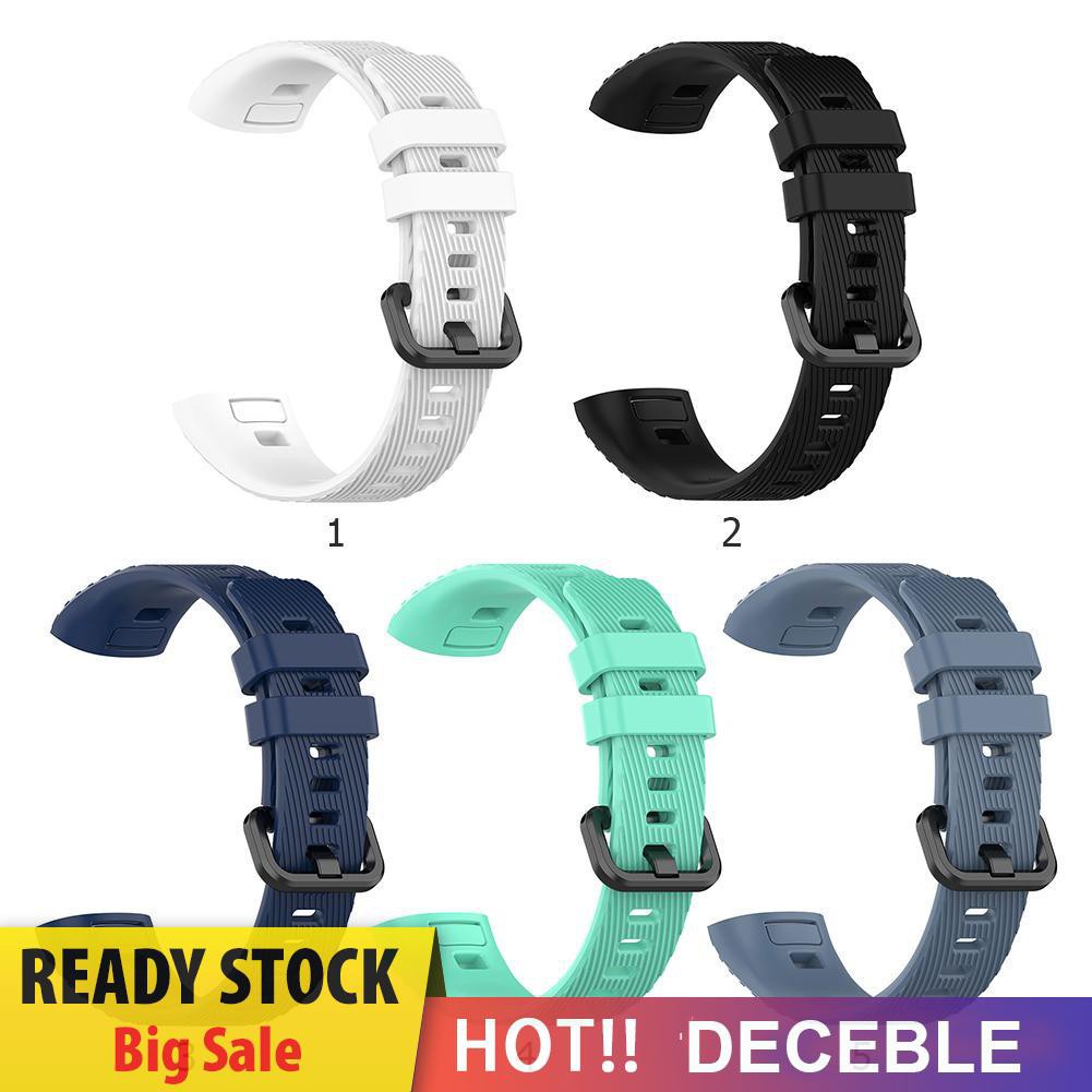 Deceble Soft TPU Watch Band Bracelet Wrist Strap Replacement for Huawei Band 3 Pro