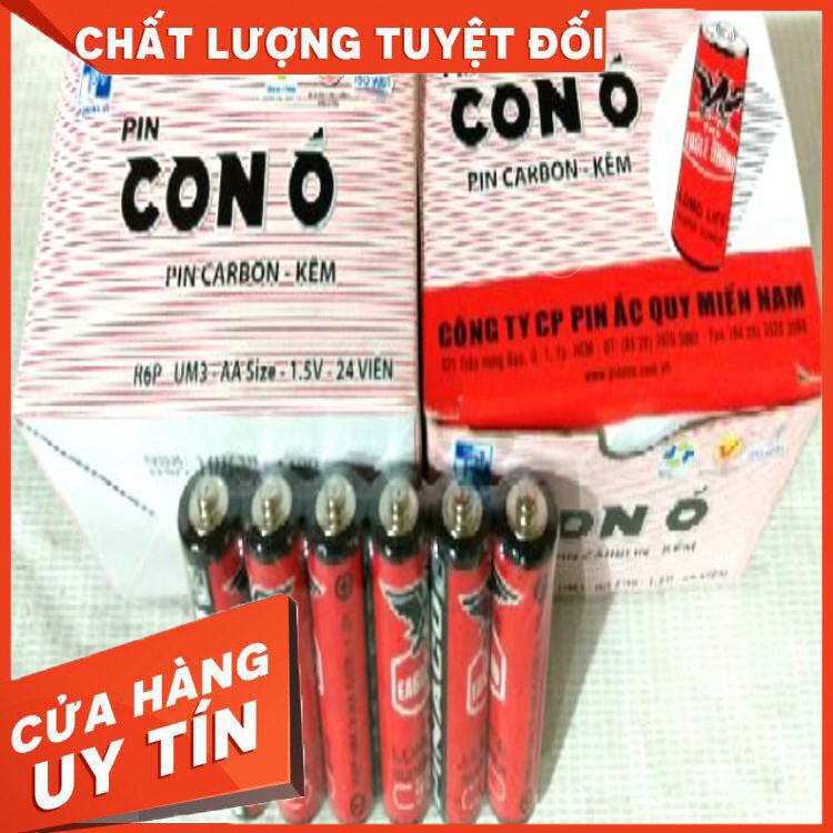 Hộp 24 viên pin AA Con Ó Đỏ lọai 1- thời lượng pin dài