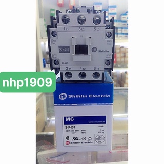 Khởi động từ (Contactor) 40A (2A2B), 220V/110V Shihlin S-P40T