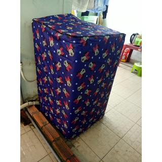 Áo trùm máy giặt cửa trước 14kg bằng vải dù loại dày