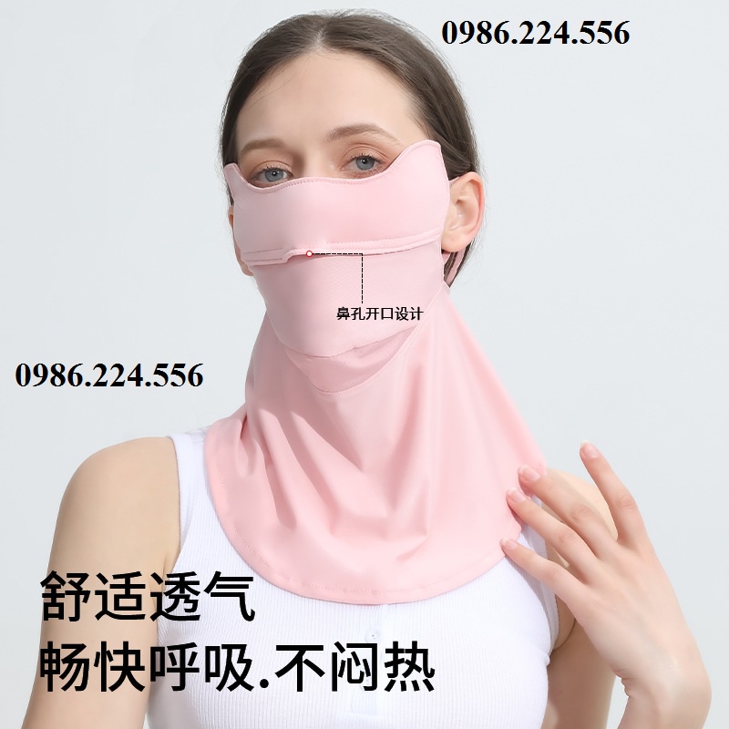 Khẩu trang golf nữ chống nắng tia UV thời trang thoáng khí thun mát KT006