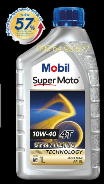 Dầu Mobil 10w40 1L xe số