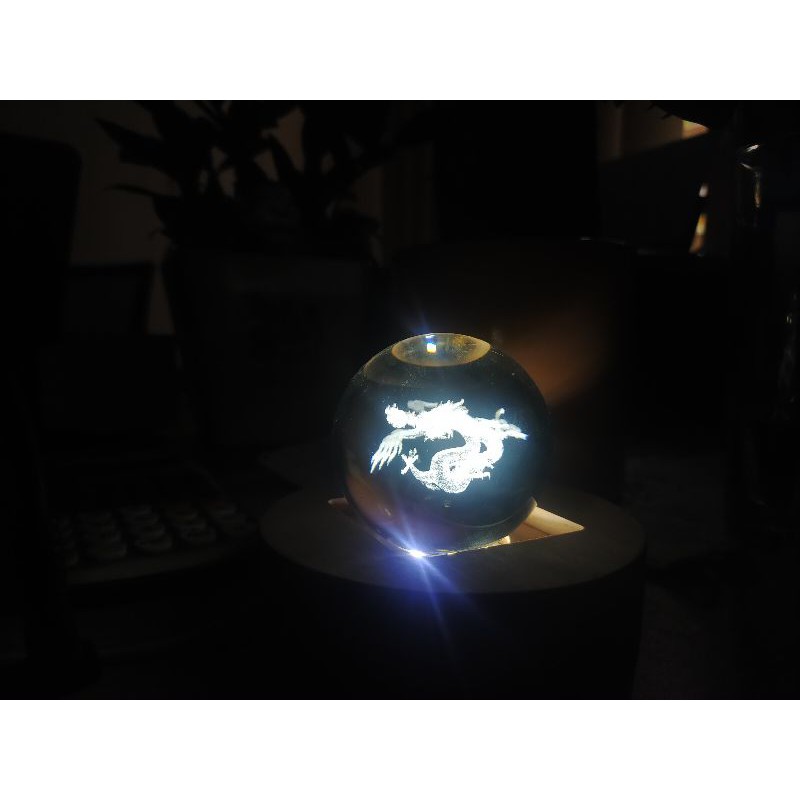 Cầu pha lê 3D khắc theo yêu cầu, Quà cưới, quà sinh nhật, quà tặng người yêu, đèn khắc ảnh theo yêu cầu