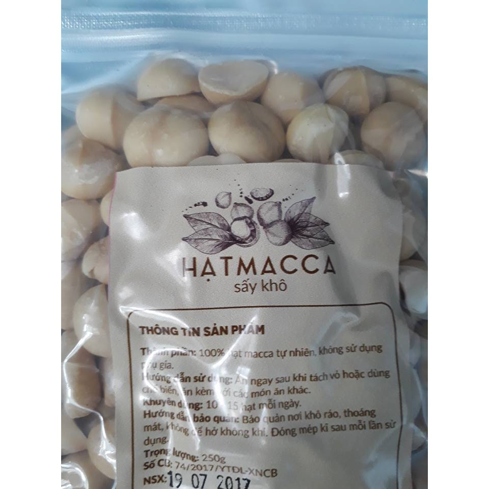 Nhân Macca đaklak - Hàng công ty - Gói 500g