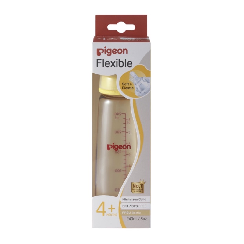 Bình sữa cổ hẹp PPSU Pigeon 160ml / 240ml