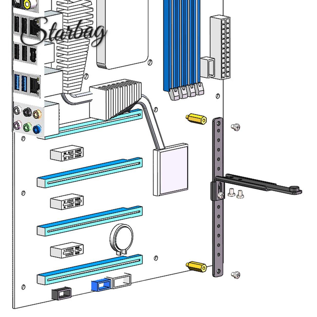 Giá Kim Loại Gắn Card Đồ Họa Atx / E-Atx