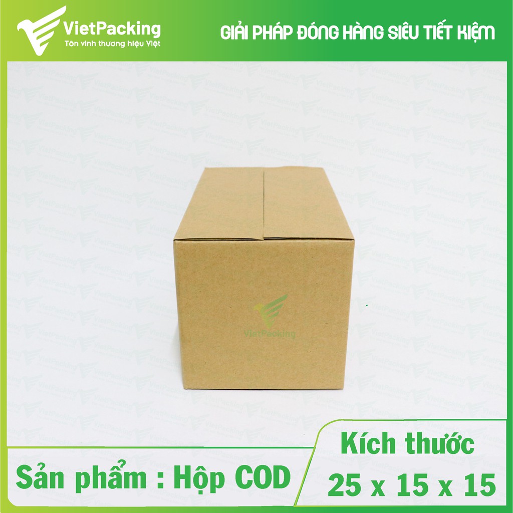 25x15x15 - 50 hộp carton đóng hàng V139