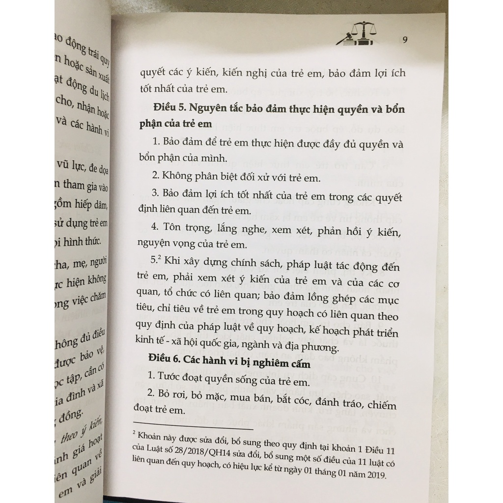 Sách Luật trẻ em và văn bản hướng dẫn thi hành