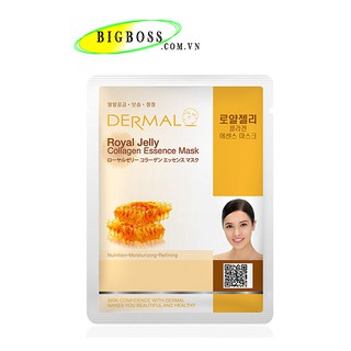 MẶT NẠ TINH CHẤT SỮA ONG CHÚA DERMAL ROYAL JELLY COLLAGEN ESSENCE MASK