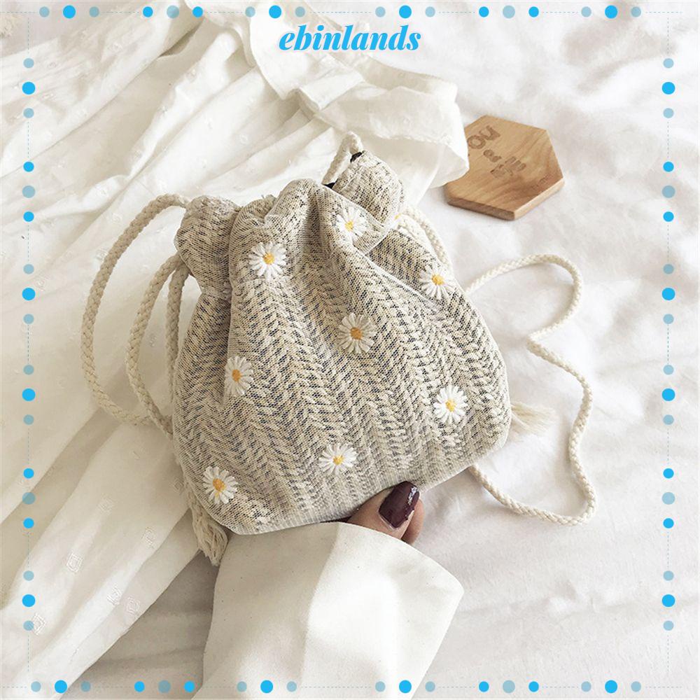 Túi Cói Đeo Chéo Kiểu Cổ Điển Thời Trang Cho Nữ