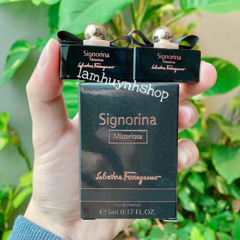 Nước hoa mini SIGNORINA MISTERIOSA đen 5ml - 20ml