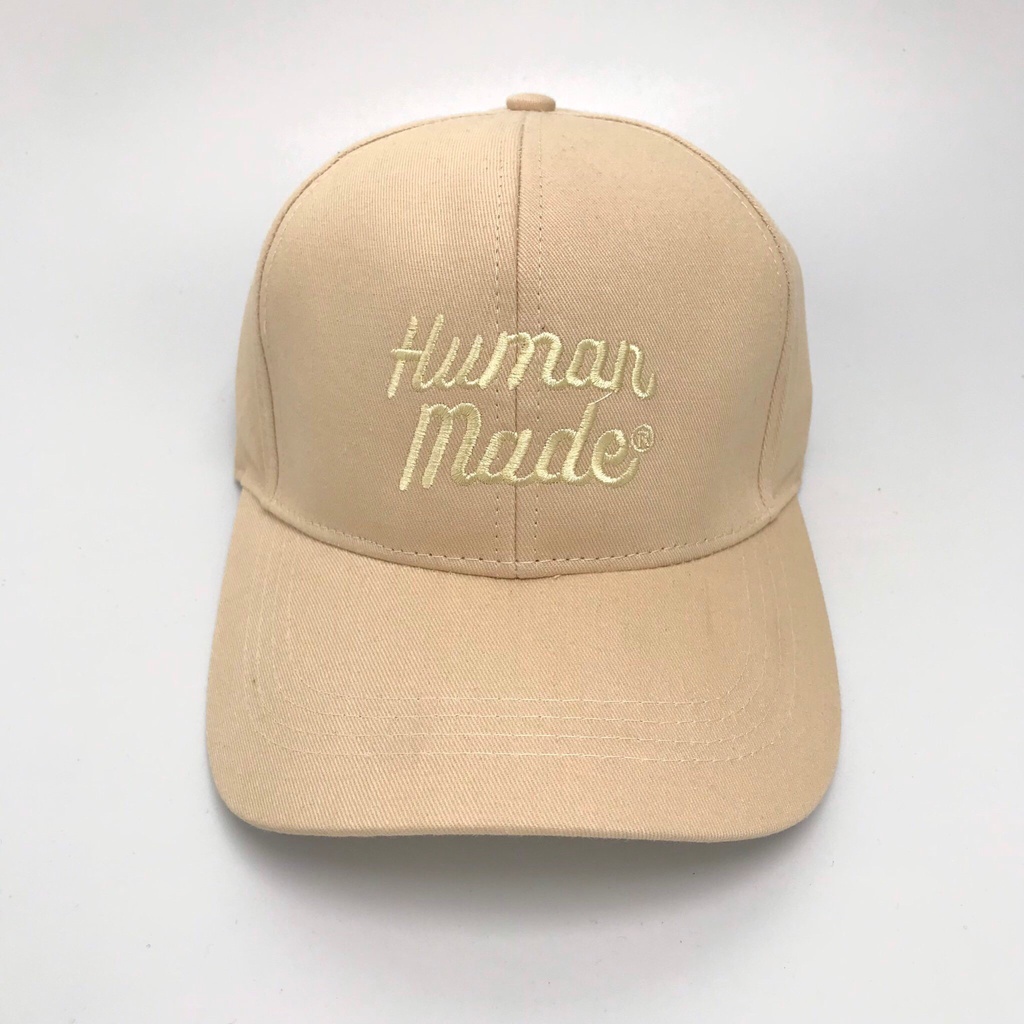 Mũ lưỡi trai Unisex  Nón kết Ulzzang thêu chữ HUMAN MADE chất kaki cao cấp Molly Fashion – NK19