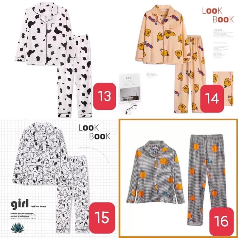 Bộ ngủ pizama cotton