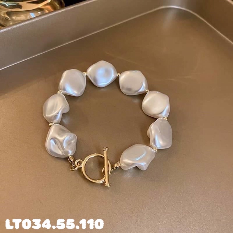 Vòng tay ngọc trai nhân tạo nhiều kiểu phong cách sang trọng Hàn Quốc