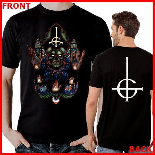 GILDAN Áo Thun Đen In Hình Ban Nhạc Rock Ghost Bc Papa Emeritus Hai Mặt Size S-5Xl Nam Tính 100% Cotton