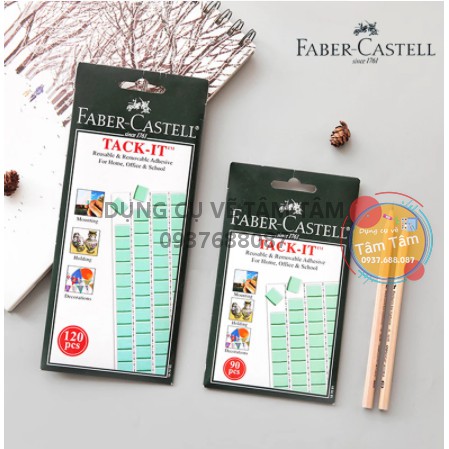 [ TÂM TÂM ]-Đất sét dính Tack it Faber Castell, Blue TacK